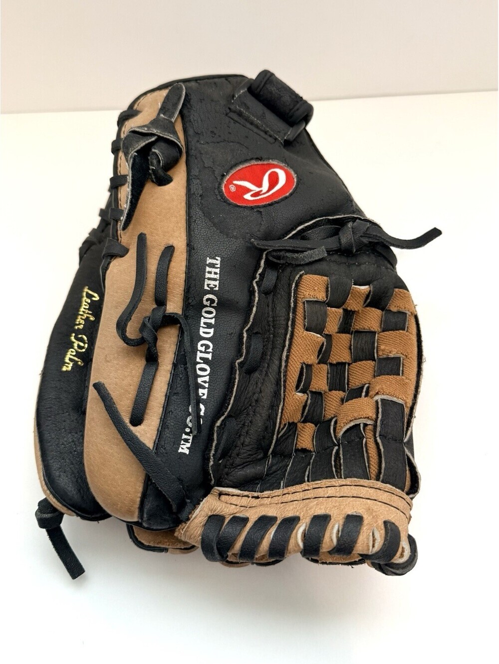 Rawlings Playmaker PM120T 12” Baseball Glove RHT Basket Web Leather Black Tan